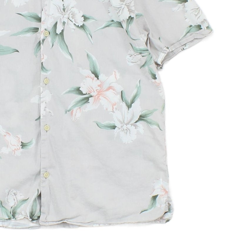 Mens Floral Shirt Summer Short Sleeve