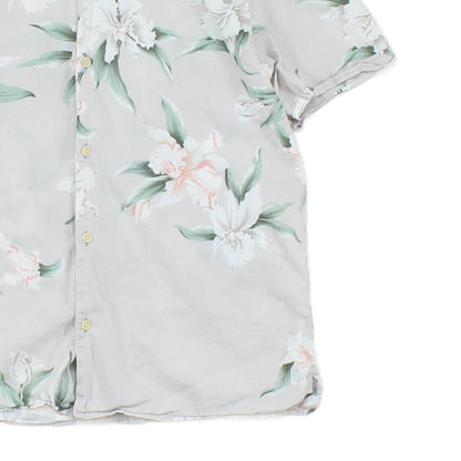 Mens Floral Shirt Summer Short Sleeve