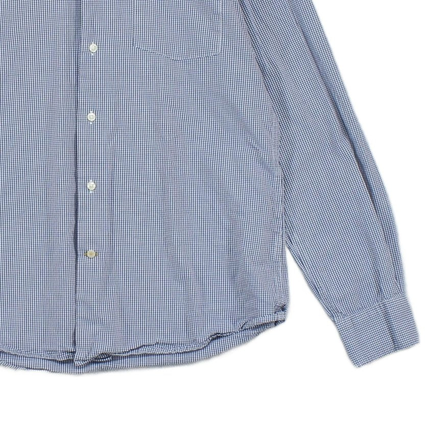 Mens Check Shirt Tailored Button Up Long Sleeve