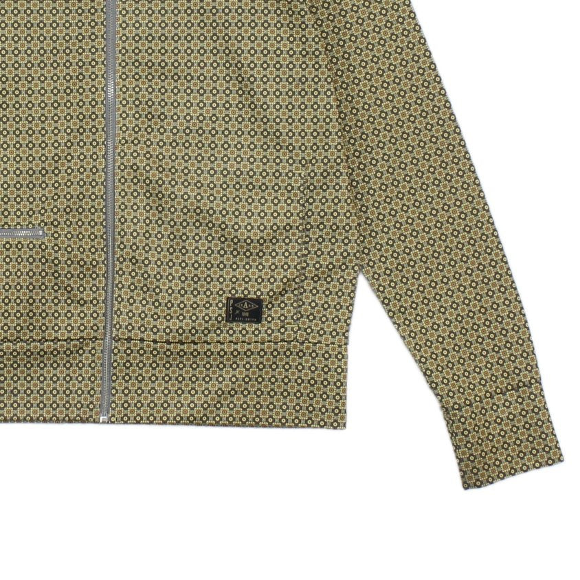 Mens Jacket Full Zip Lightweight Patterned