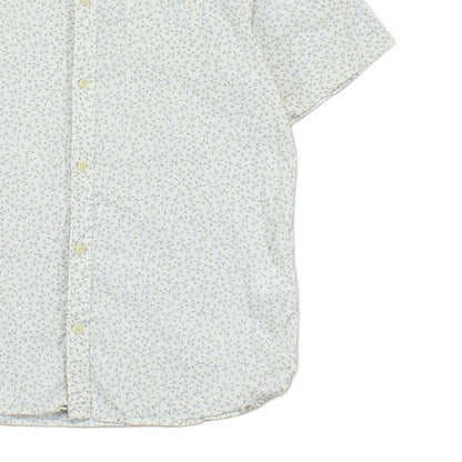 Mens Floral Shirt Summer Short Sleeve Lightweight