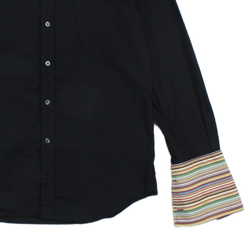 Mens Cufflink Shirt Made In Italy Classic Fit