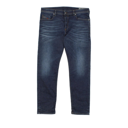 Mens Buster Jeans Regular Slim Tapered Denim