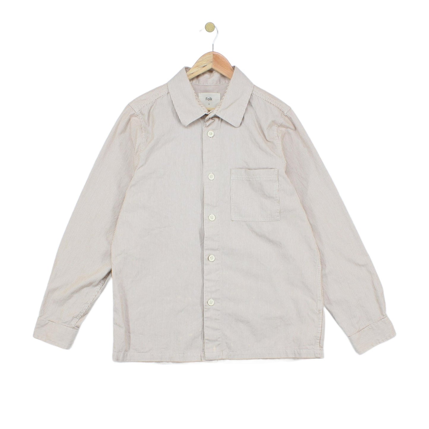 Mens Overshirt Button Up Long Sleeve Pocket