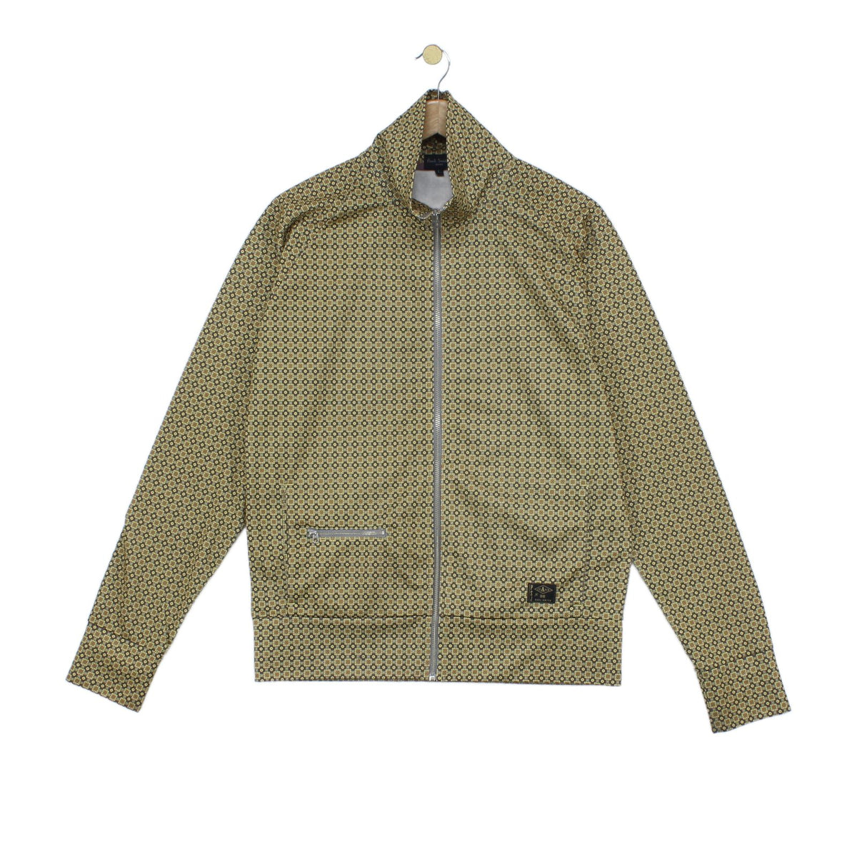Mens Jacket Full Zip Lightweight Patterned