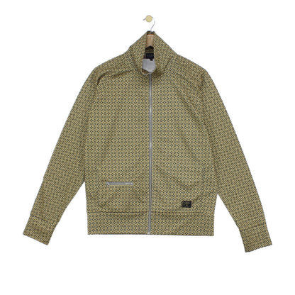 Mens Jacket Full Zip Lightweight Patterned