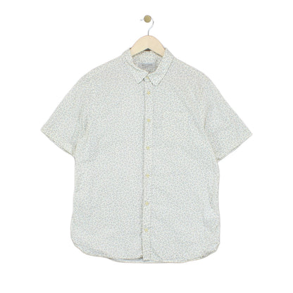 Mens Floral Shirt Summer Short Sleeve Lightweight