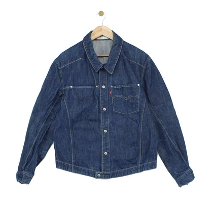 Mens Denim Jacket Snap Button