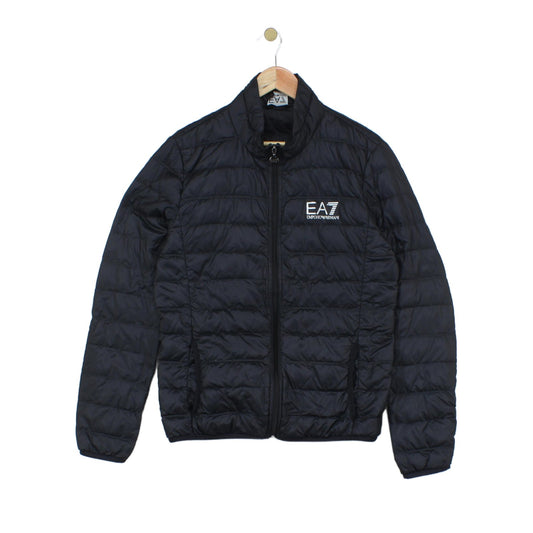 Mens Quilted Jacket Down Full Zip Lightweight