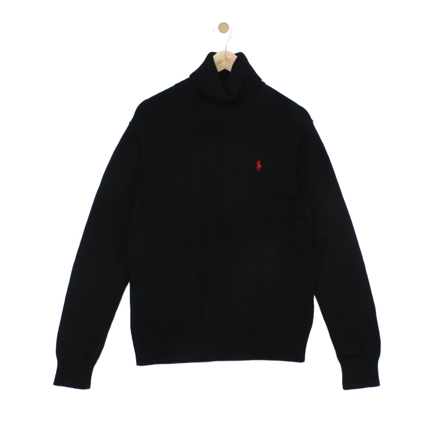 Mens Roll Neck Jumper Knit Pullover