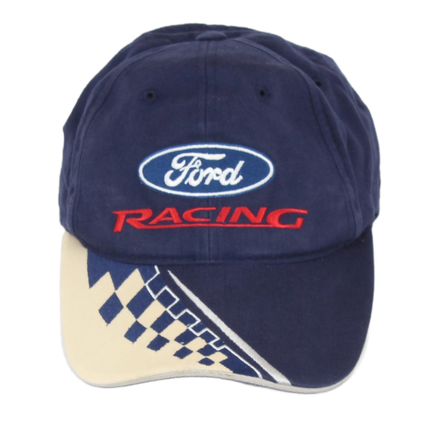 Mens Baseball Cap Check Adjustable