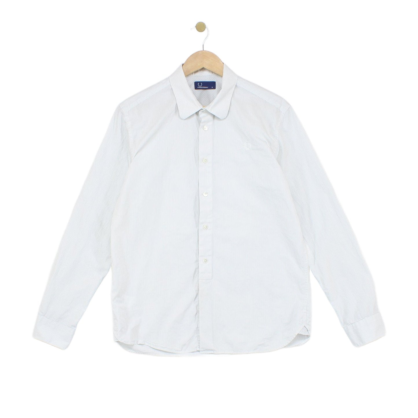 Mens Striped Shirt Long Sleeve Button Up