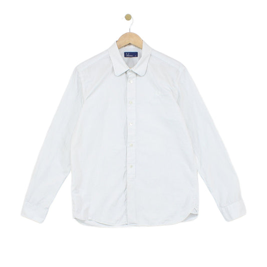 Mens Striped Shirt Long Sleeve Button Up