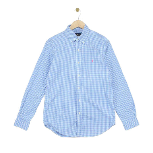 Mens Check Shirt Button Up Classic