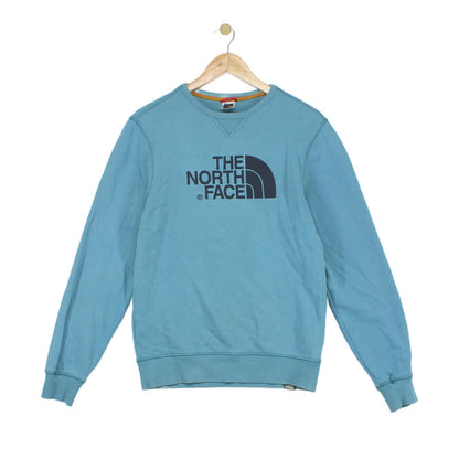 Mens Spell Out Sweatshirt Embroidered Crew Neck