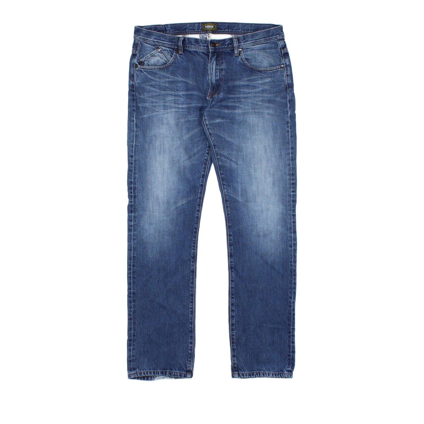 Mens Jeans Regular Fit Zip Fly