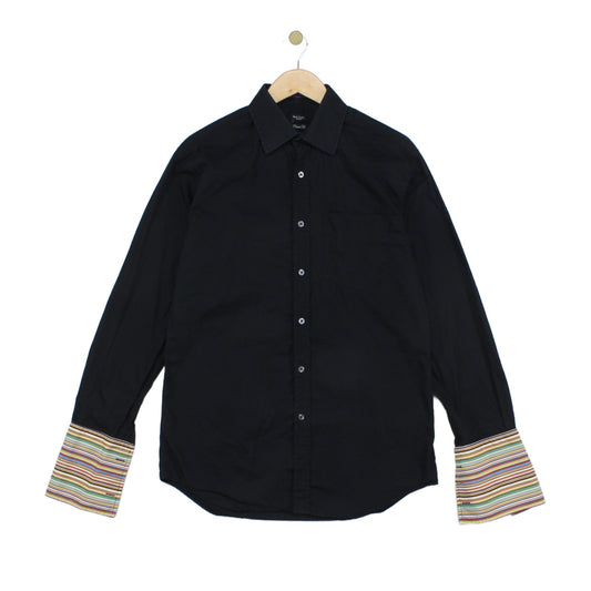 Mens Cufflink Shirt Made In Italy Classic Fit