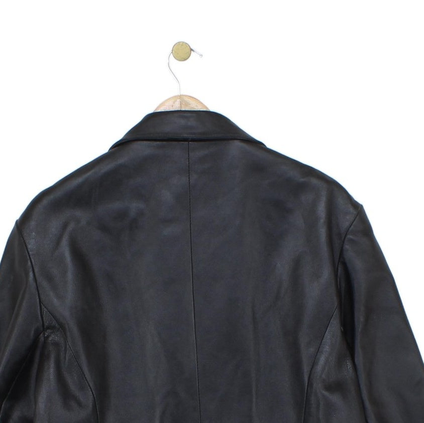 Womens Leather Blazer