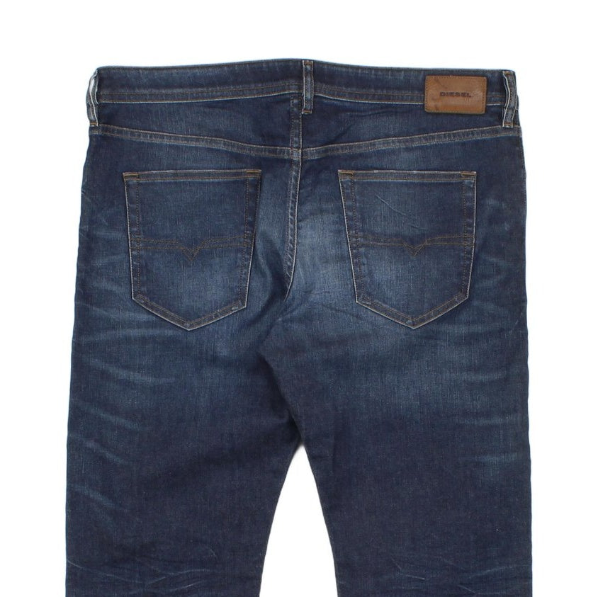 Mens Buster Jeans Regular Slim Tapered Denim