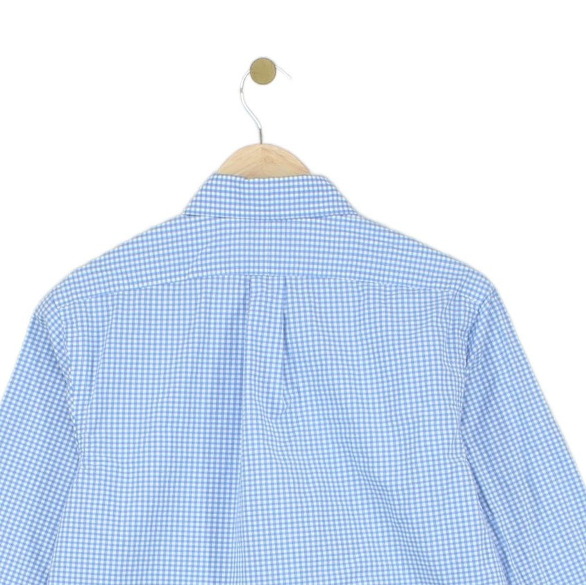 Mens Check Shirt Button Up Classic