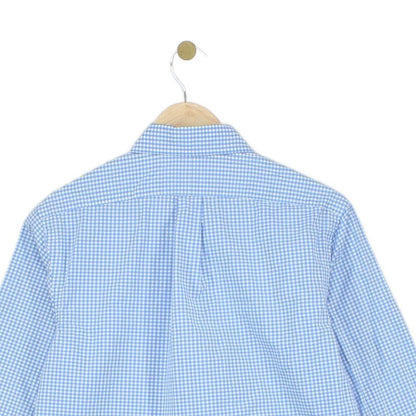 Mens Check Shirt Button Up Classic