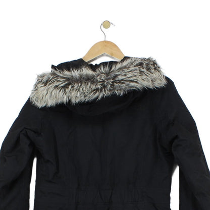 Womens Hyvent Parka Faux Fur Hooded Insulated Down