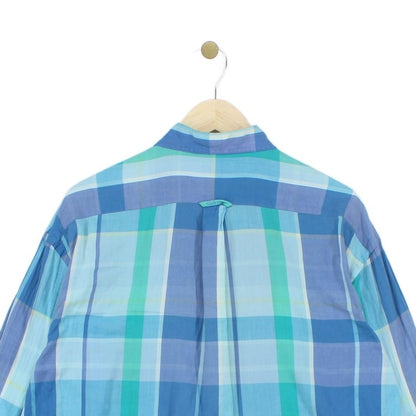 Mens Plaid Shirt Button Up Long Sleeve