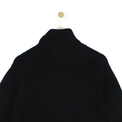 Mens Roll Neck Jumper Knit Pullover