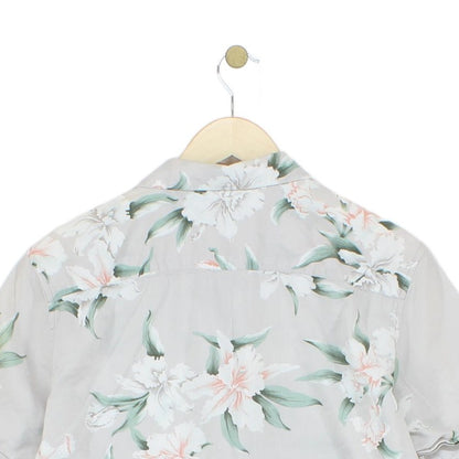 Mens Floral Shirt Summer Short Sleeve