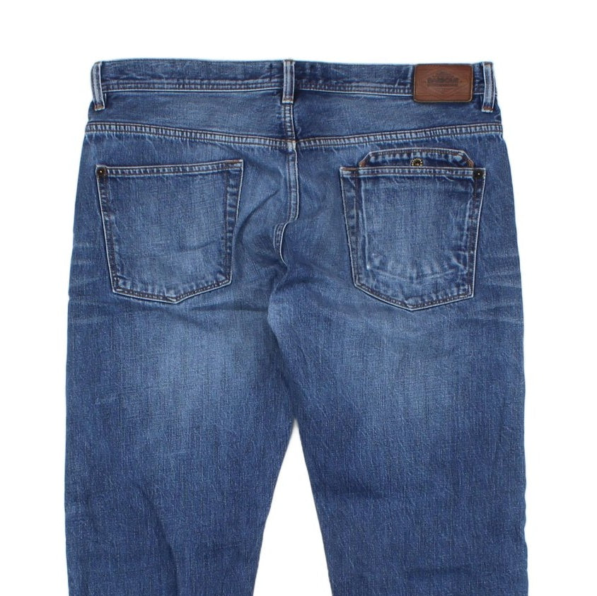 Mens Jeans Regular Fit Zip Fly