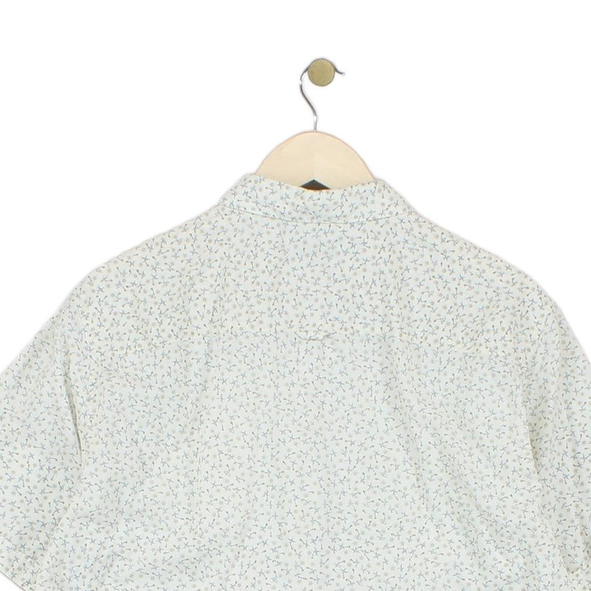 Mens Floral Shirt Summer Short Sleeve Lightweight