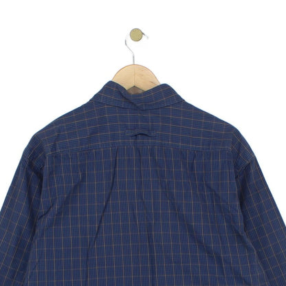 Mens Plaid Shirt Button Up Long Sleeve