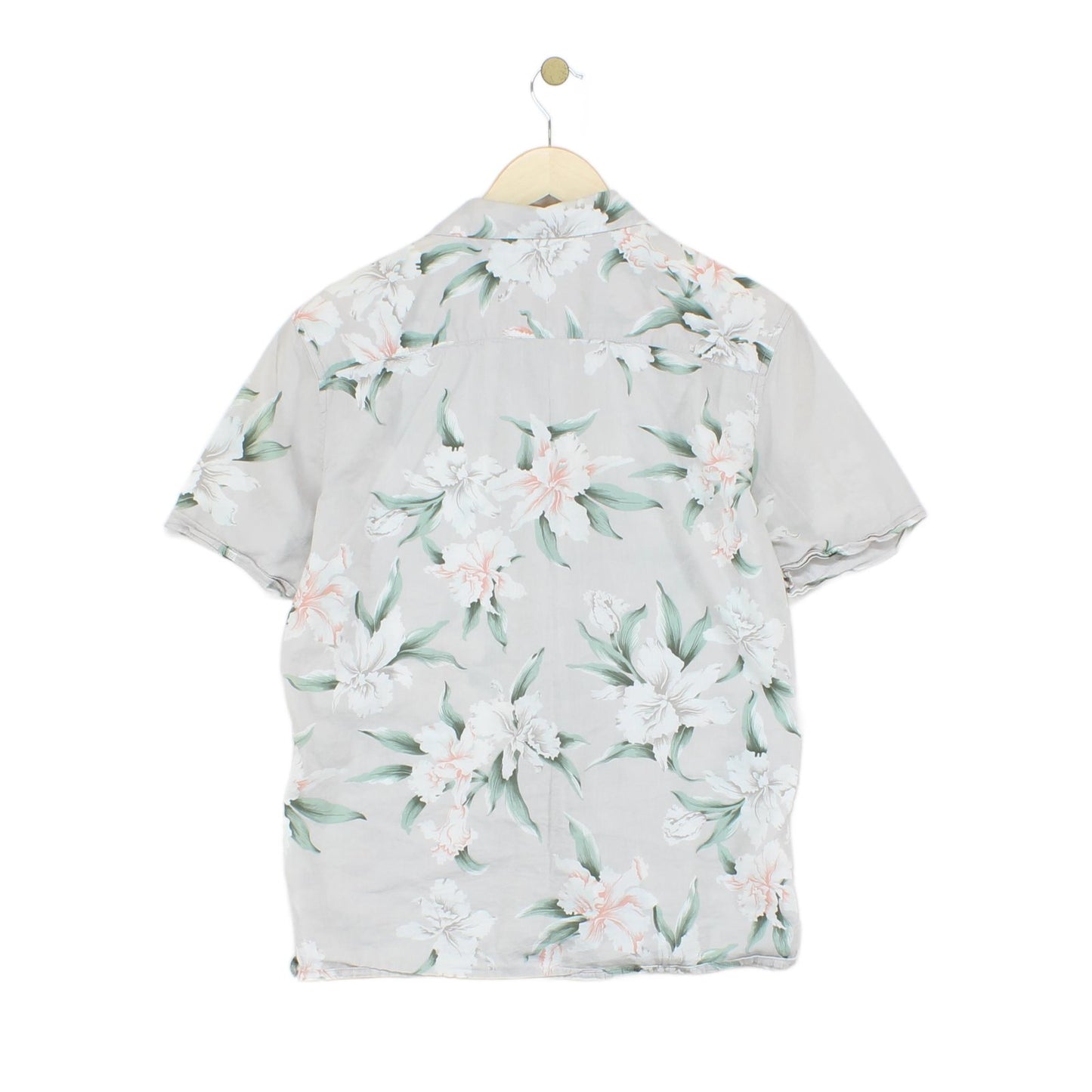 Mens Floral Shirt Summer Short Sleeve