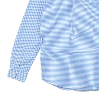 Mens Check Shirt Button Up Classic