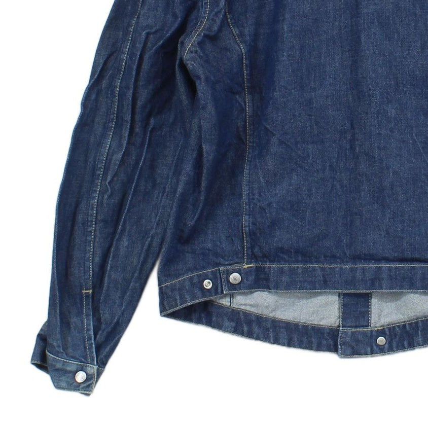 Mens Denim Jacket Snap Button