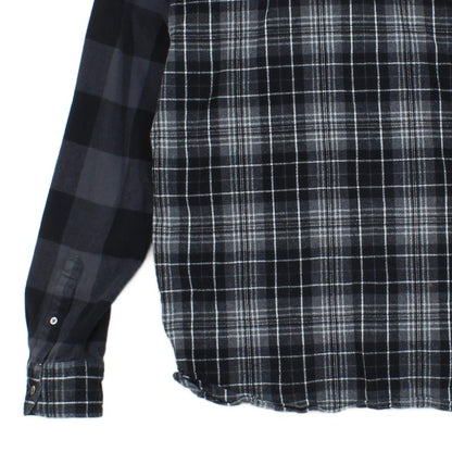 Mens Plaid Shirt Slim Fit Long Sleeve Button Up