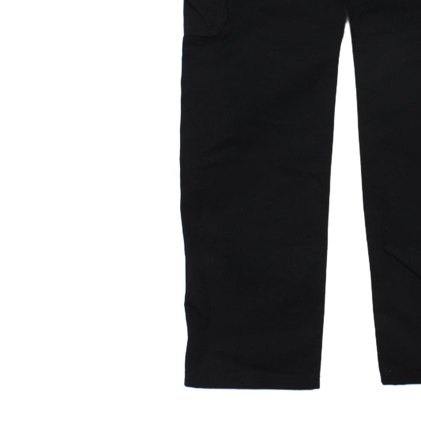 Mens Cargo Trousers Relaxed Straight Utility Workwear