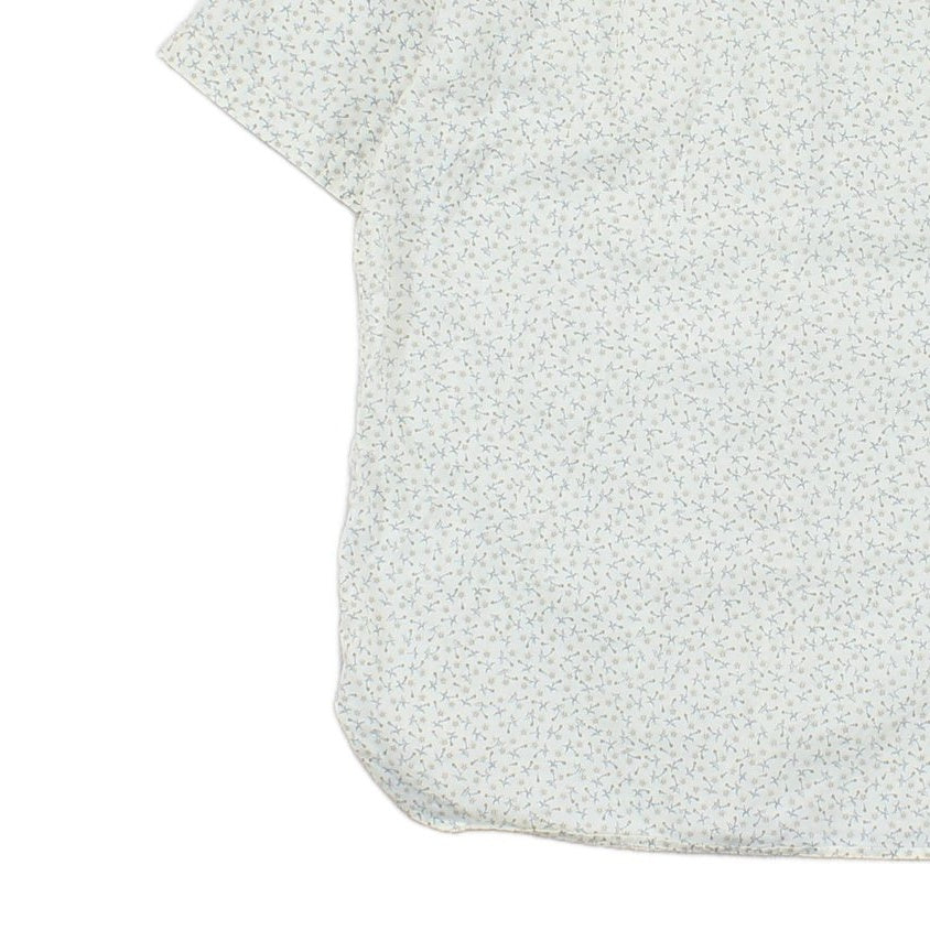 Mens Floral Shirt Summer Short Sleeve Lightweight