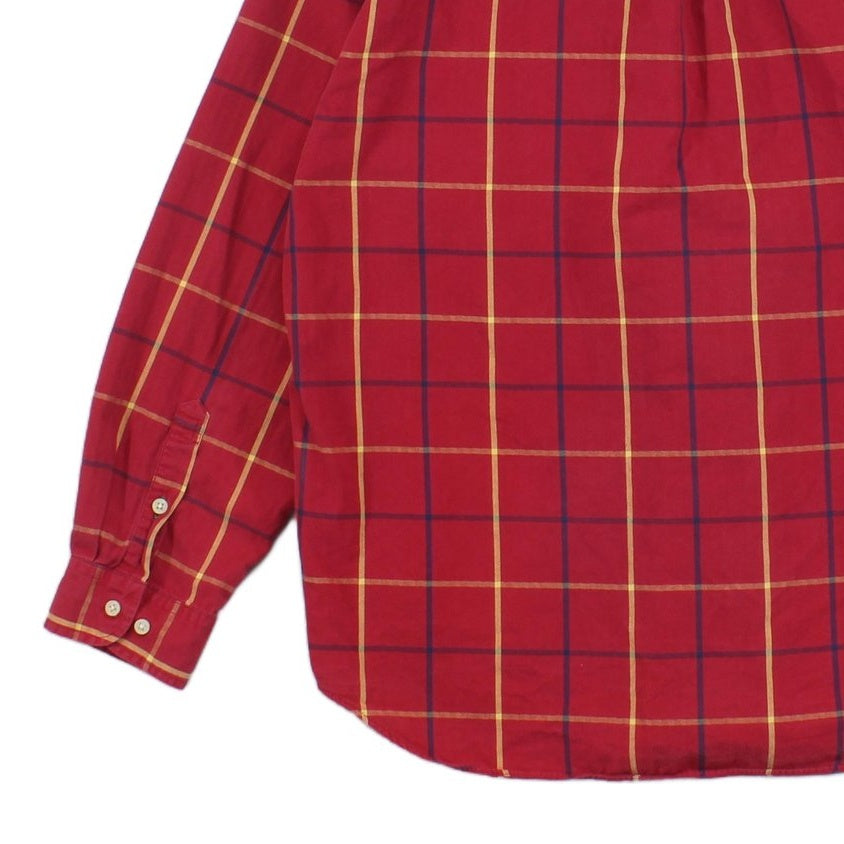 Mens Plaid Shirt Button Up