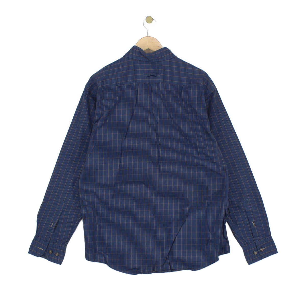 Mens Plaid Shirt Button Up Long Sleeve