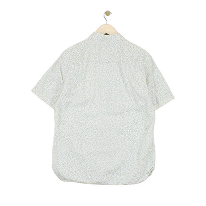 Mens Floral Shirt Summer Short Sleeve Lightweight