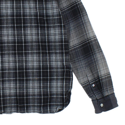 Mens Plaid Shirt Slim Fit Long Sleeve Button Up