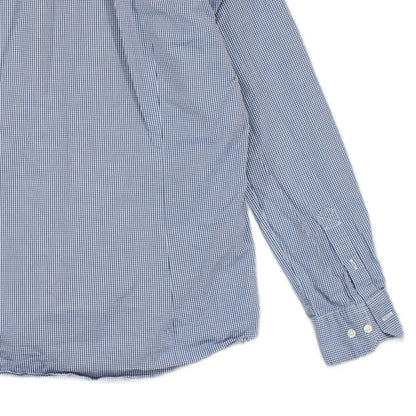 Mens Check Shirt Tailored Button Up Long Sleeve