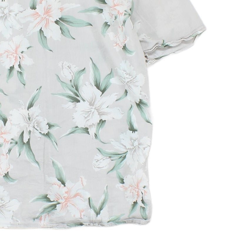 Mens Floral Shirt Summer Short Sleeve