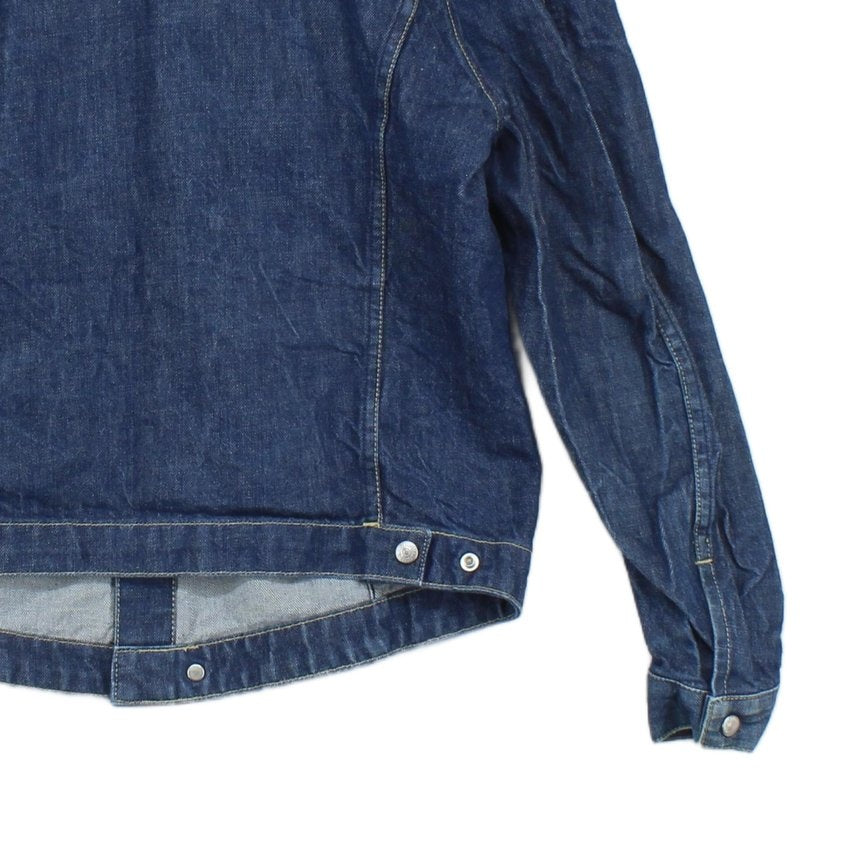 Mens Denim Jacket Snap Button