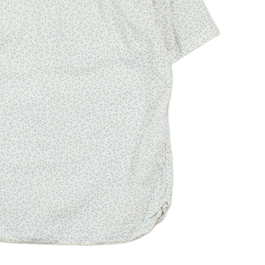 Mens Floral Shirt Summer Short Sleeve Lightweight