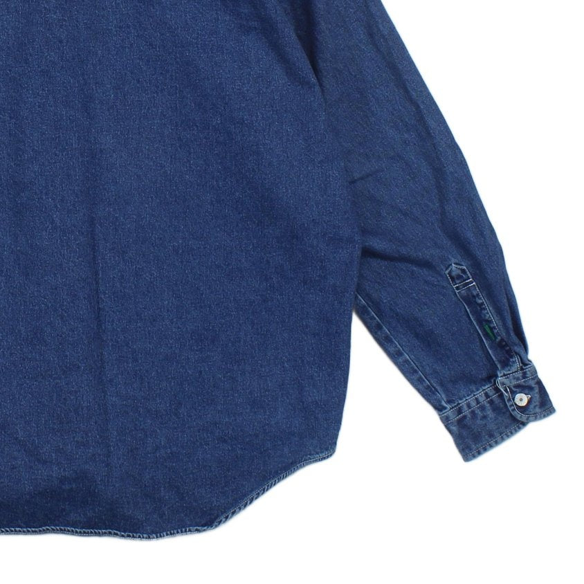 Mens Denim Shirt Long Sleeve Cotton