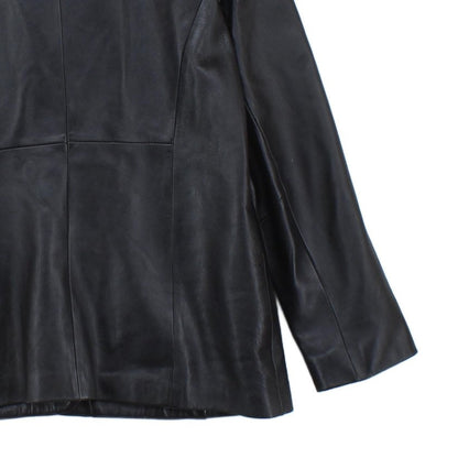 Womens Leather Blazer