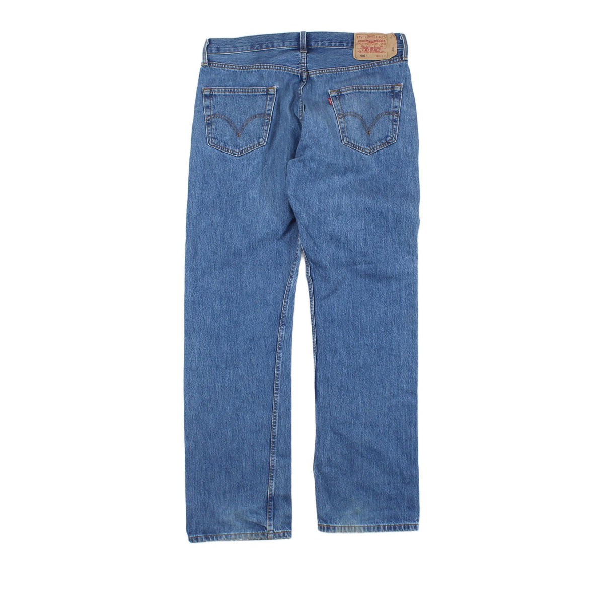 Mens 501 Jeans Classic Fit Straight Leg Denim Cotton