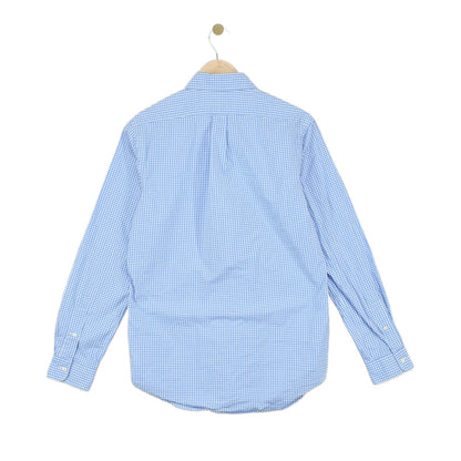 Mens Check Shirt Button Up Classic
